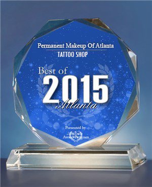 2015 Best of Atlanta Award Received by Permanent Makeup of Atlanta|Micro Head Tattoo MHT